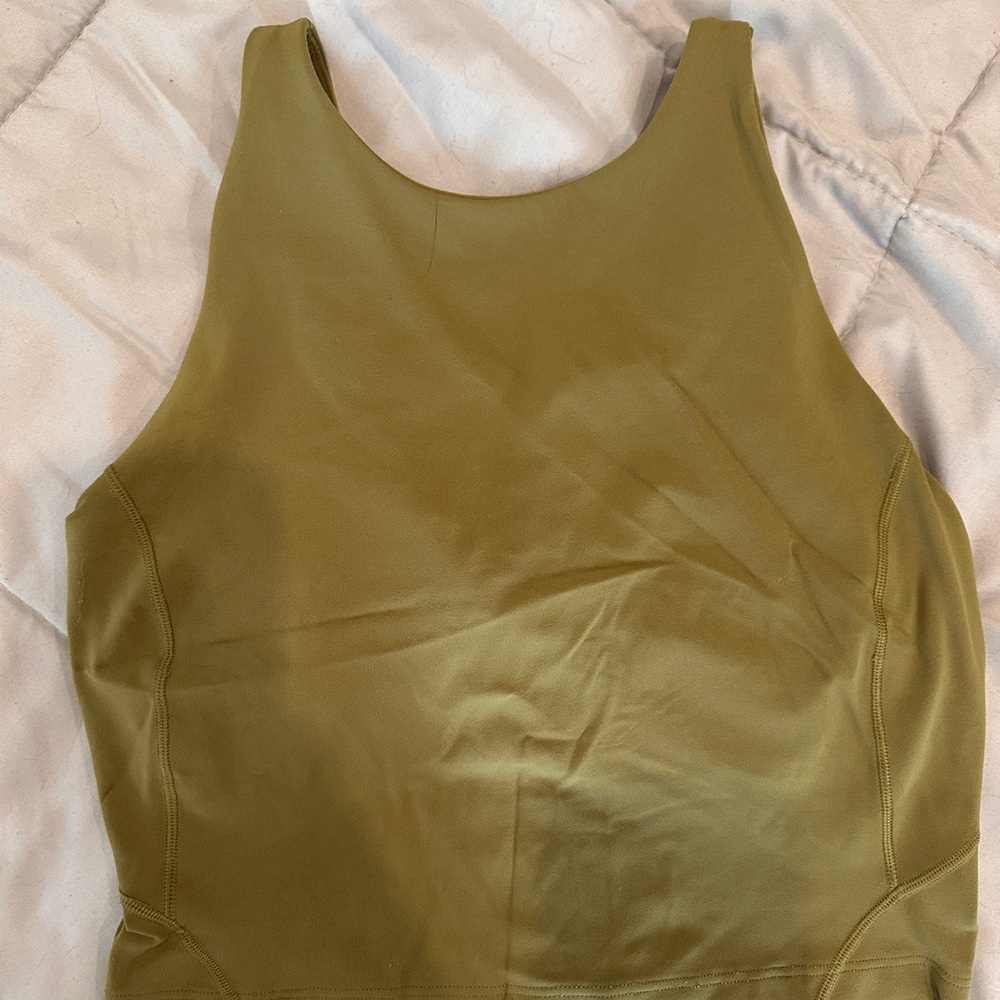 Olive Green Lululemon Sports Bra